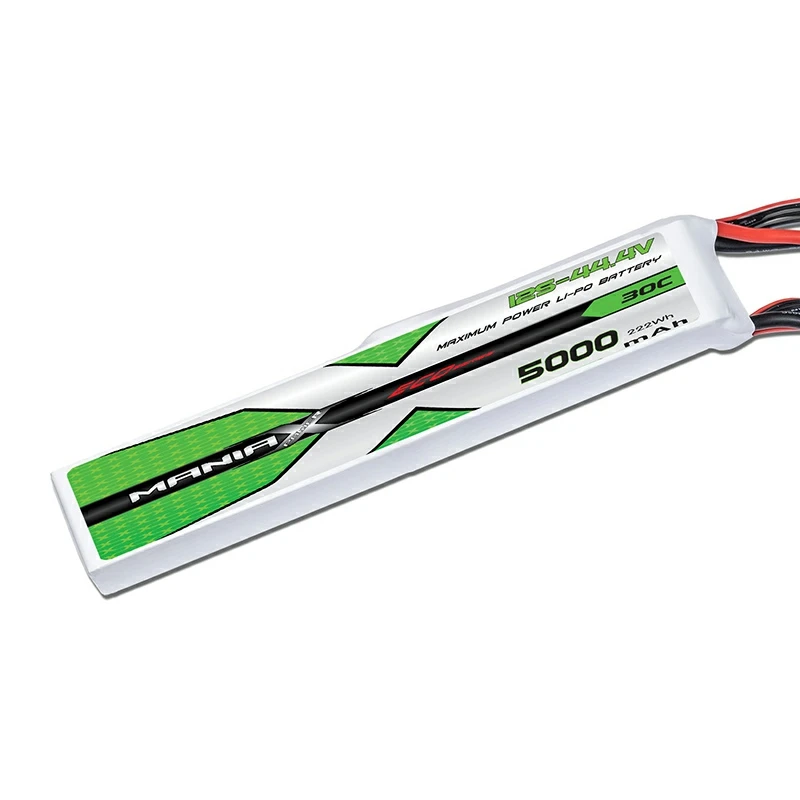 12S-44.4V 5000mAh 30C -stick Lipo батерия