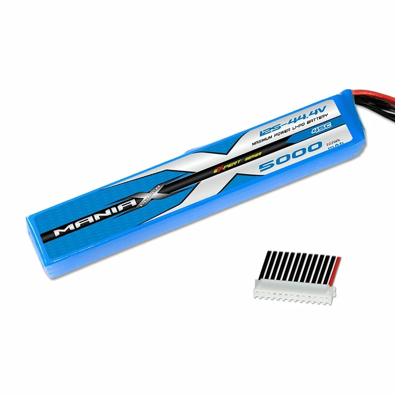 12S-44.4V 5000mAh 45C прътовидни литиево-полимерни батерии
