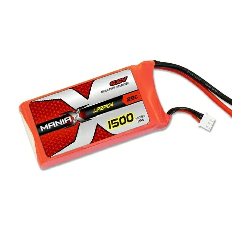 2S-6.6V 1500mAh 25C LiFePO4 батерия