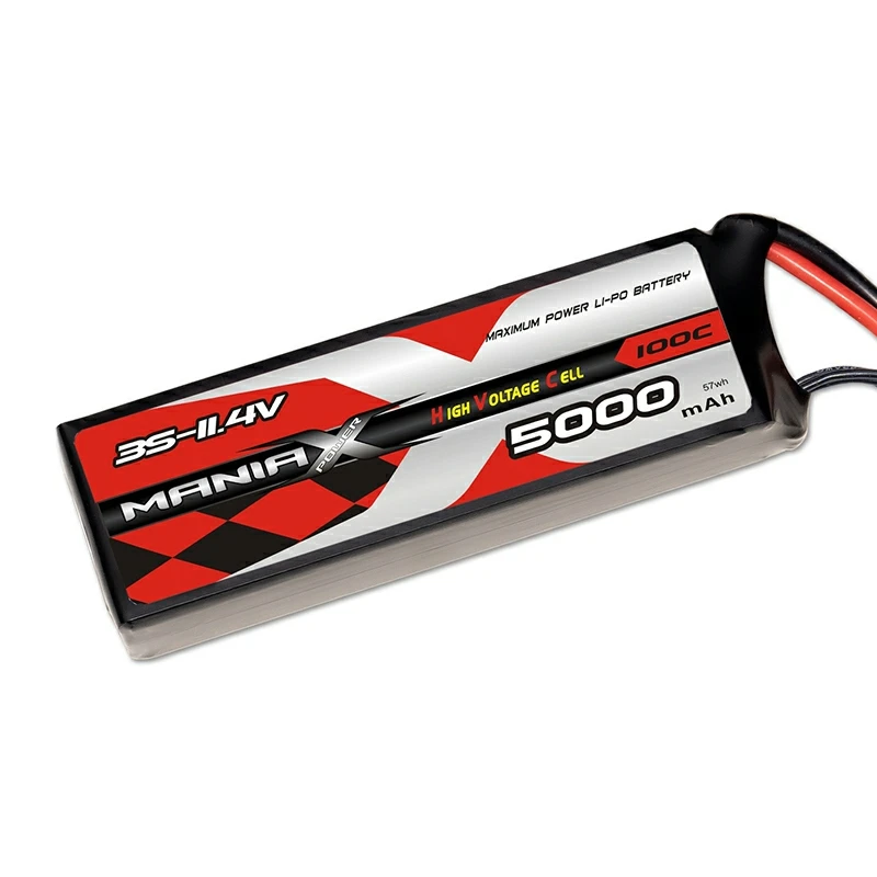 3S-11.4V 5000mAh 100C Lipo батерия